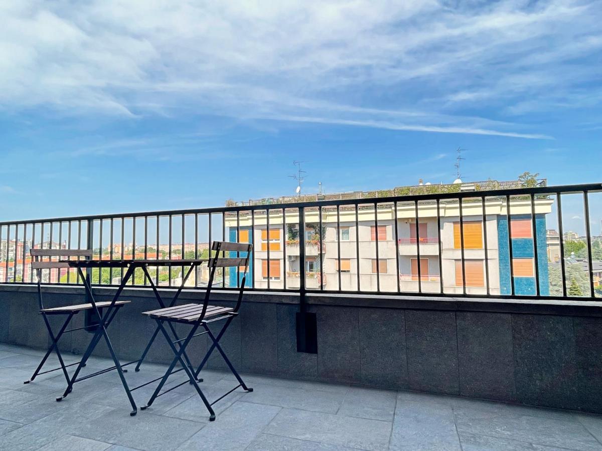 Best Way Rent - Elegante Loft Con Terrazzo Milano Esterno foto