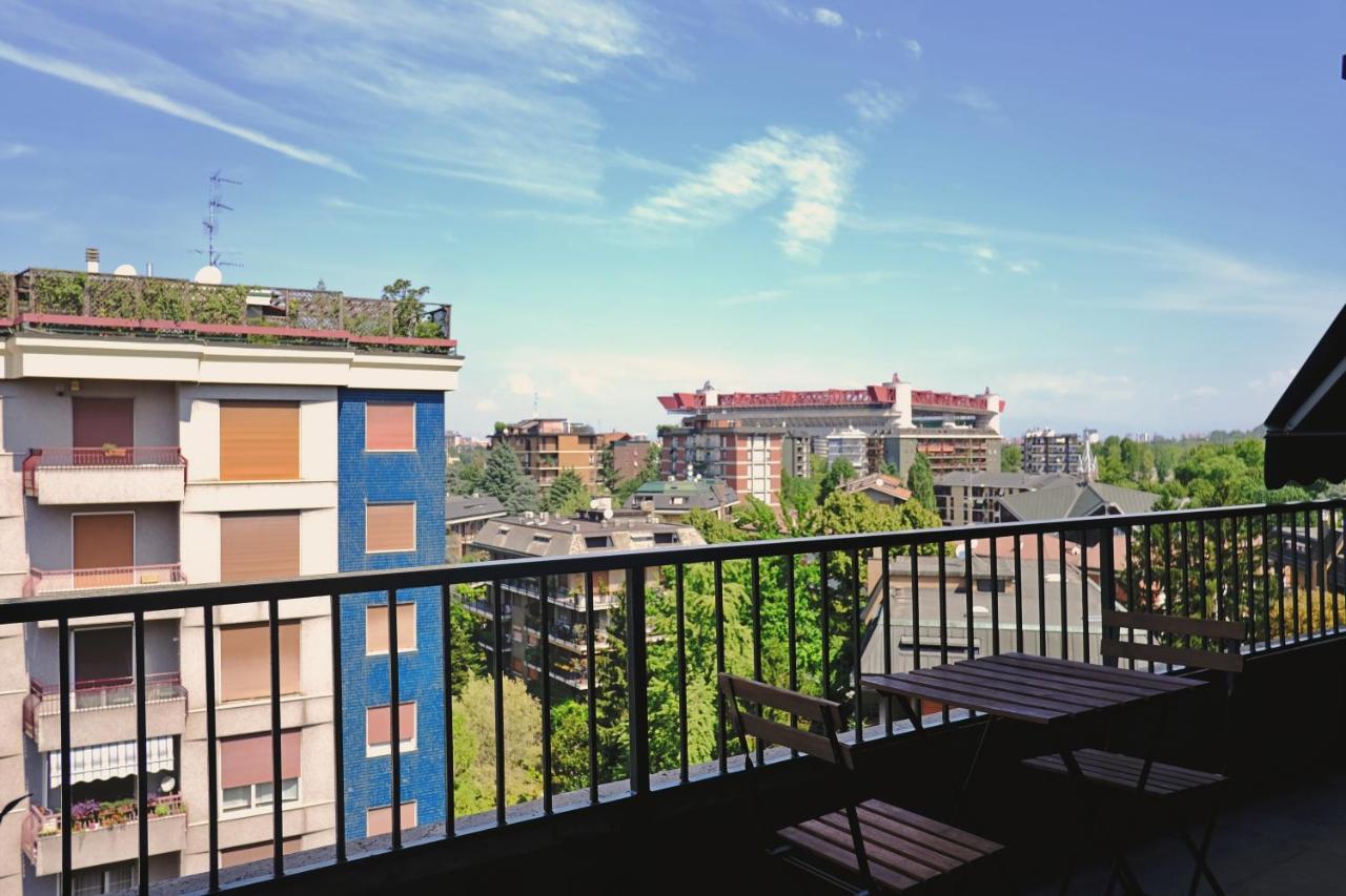 Best Way Rent - Elegante Loft Con Terrazzo Milano Esterno foto